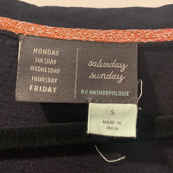 Black Anthropologie t shirt dress - Picture 2 of 7